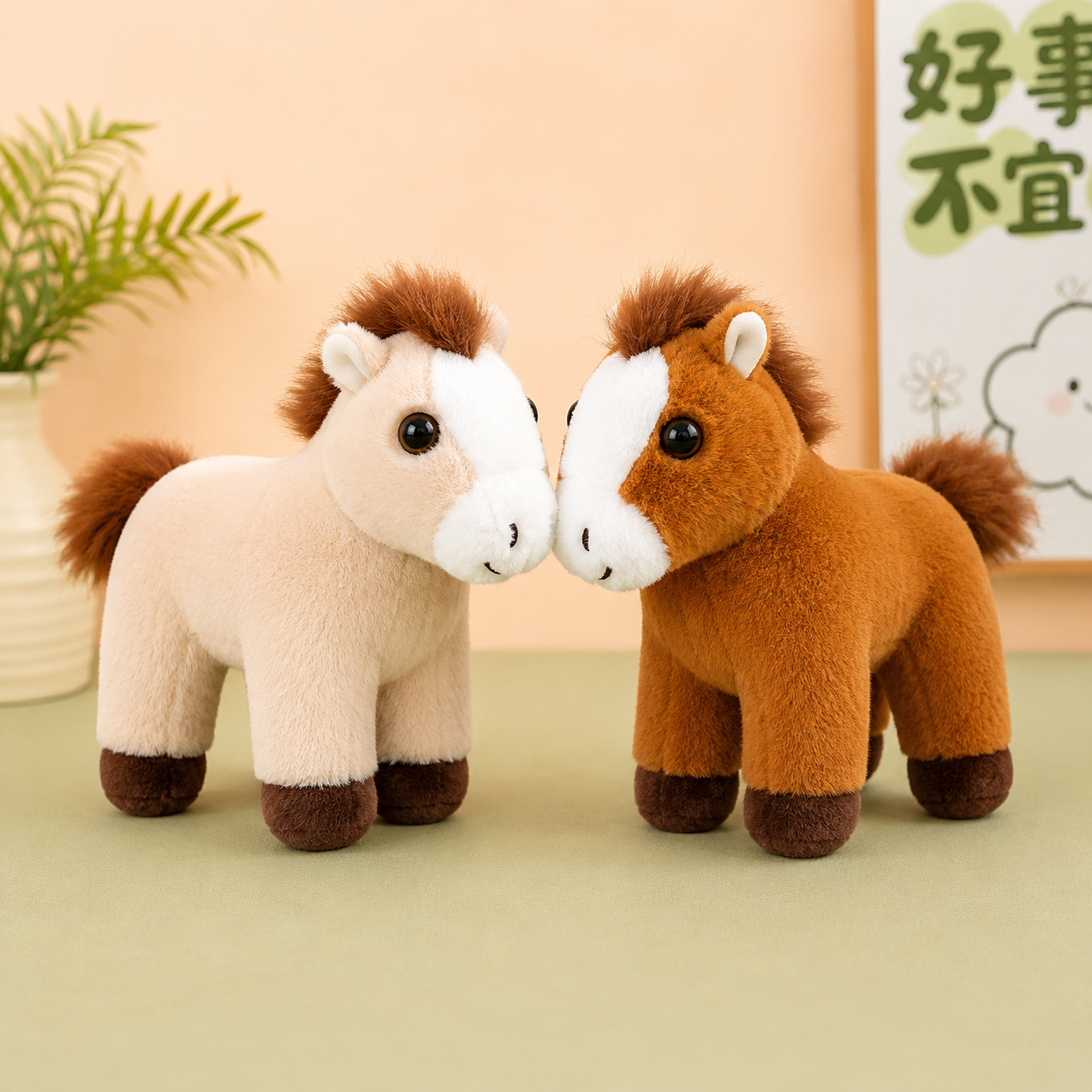 Baby horse plush dolls