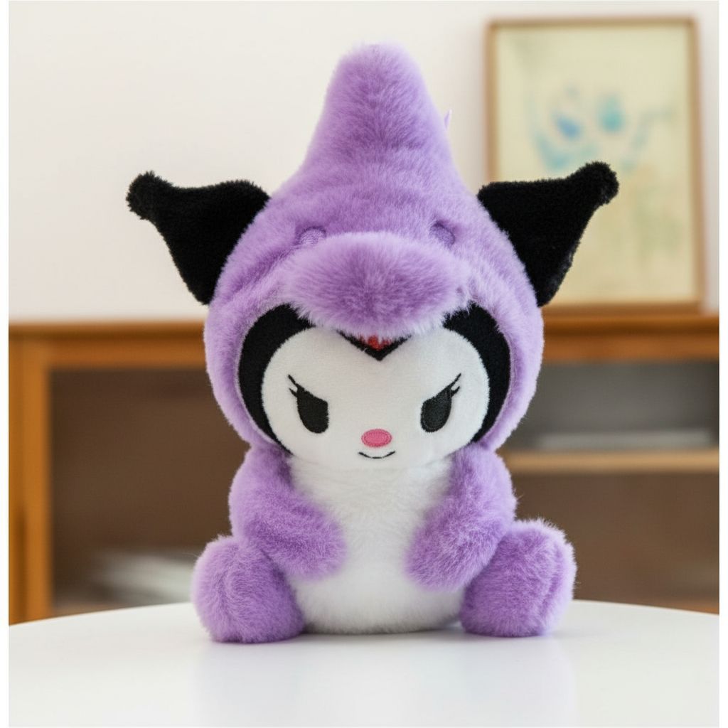 Sanrio Kuromi Plush Toy – Cute Kawaii Stuffed Character Doll for Collectors, Gifts & Room Décor